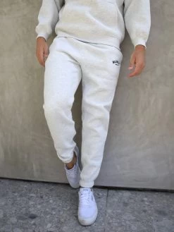Varsity Relaxed Sweatpants - Marl White 13 Varsity Relaxed Sweatpants - Marl White -Trend Wear Sales 224VARGreyD 1