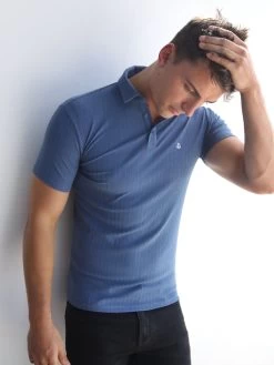 Franco Polo Shirt - Blue -Trend Wear Sales 2295Blue 02D