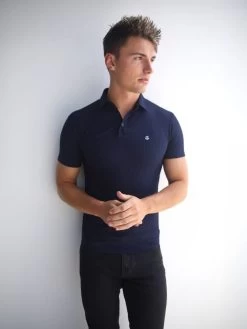 Franco Polo Shirt - Navy -Trend Wear Sales 2295Navy 03D