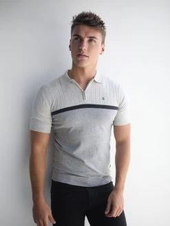 Antonio Polo Shirt - Grey -Trend Wear Sales 2316Grey 04D