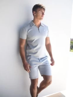 Positano Shorts - Light Grey 11 Positano Shorts - Light Grey -Trend Wear Sales 2346BLUED