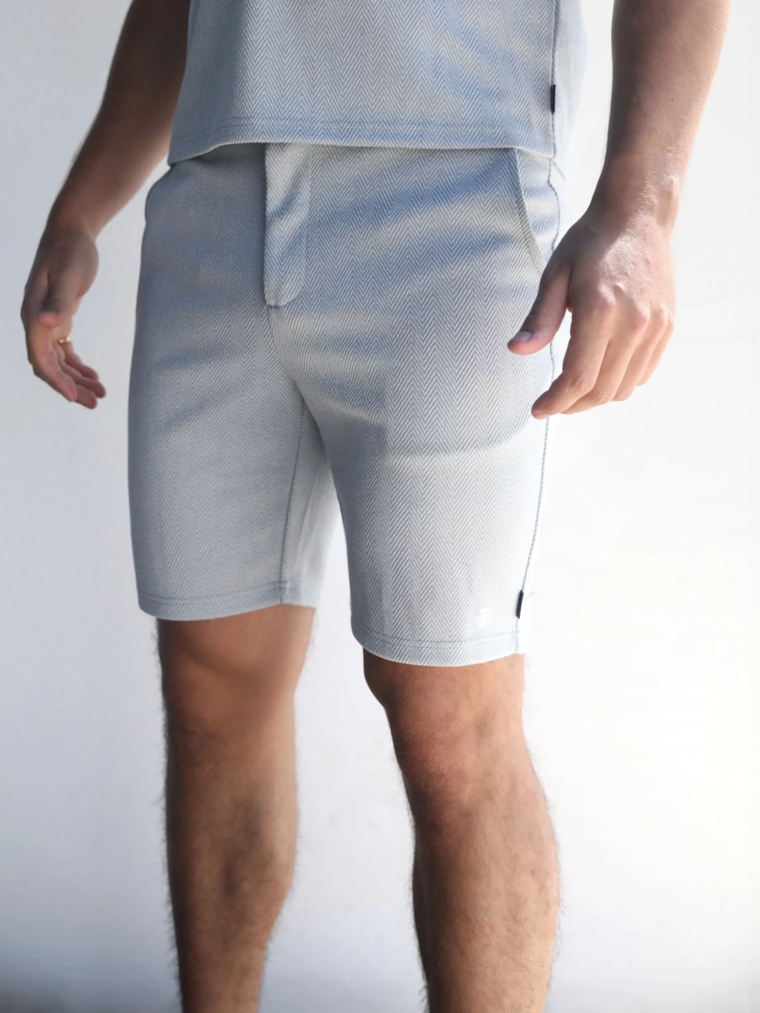 Positano Shorts - Light Grey 3 Positano Shorts - Light Grey