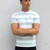 Loano Stripe T-Shirt - Sage 2 Loano Stripe T-Shirt - Sage -Trend Wear Sales 2376SAGED1
