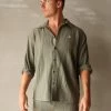 Salvatore Long Sleeve Shirt - Khaki