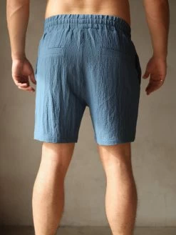 Salvatore Shorts - Blue -Trend Wear Sales 2386Blue 02D