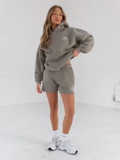 Italia Jogger Shorts - Stone Grey -Trend Wear Sales 2527BWGrey 02D