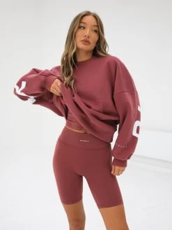 Ultimate Soft Shorts - Berry -Trend Wear Sales 2529 1Berry 02D