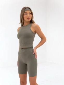 Ultimate Soft Shorts - Safari Green -Trend Wear Sales 2529 1SafariGreen 09D