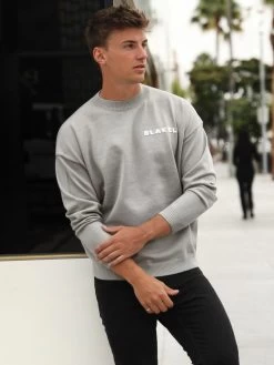 Blakely Knitted Jumper - Light Grey