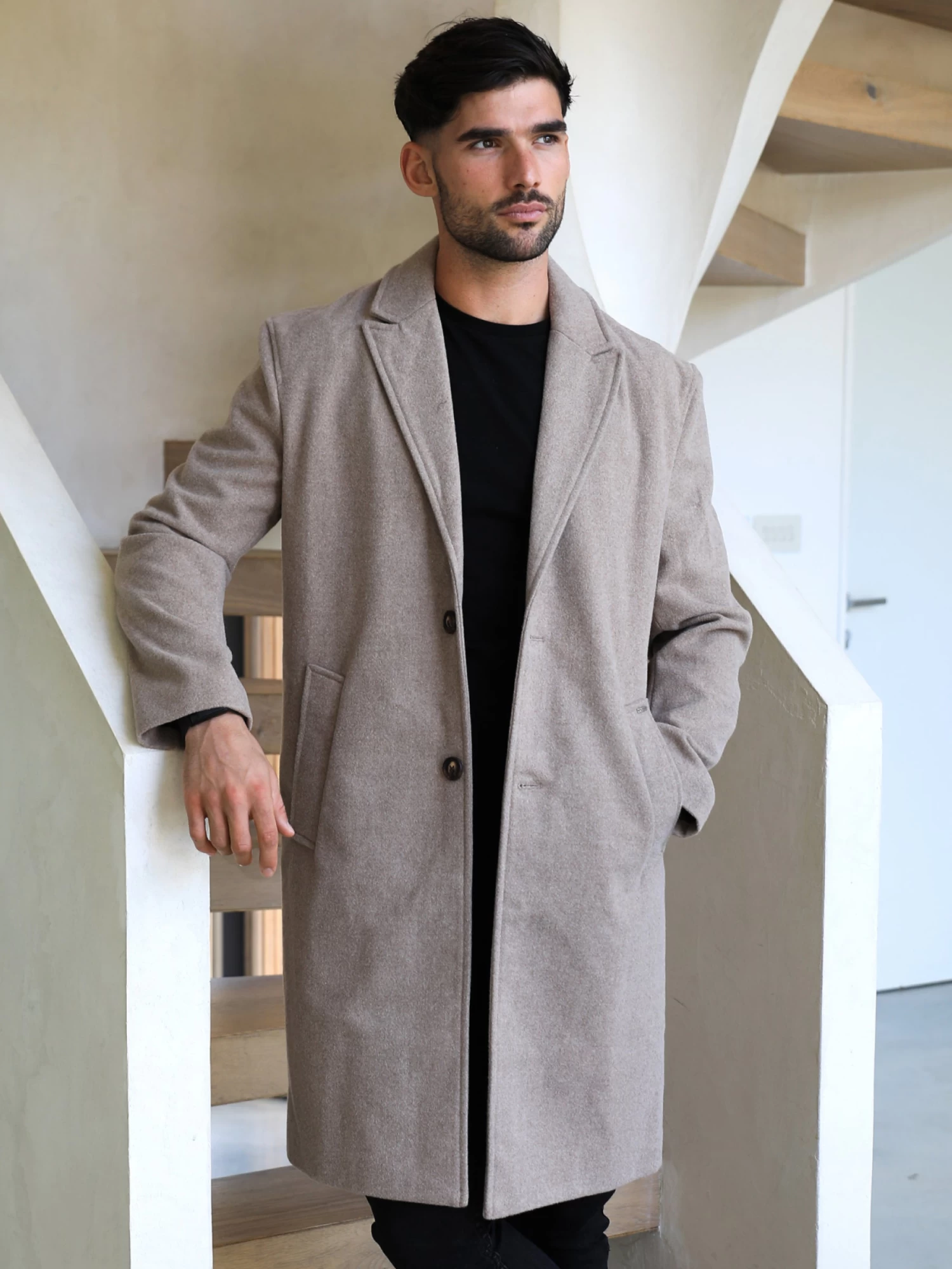 Knightsbridge Tailored Coat - Brown 3 Knightsbridge Tailored Coat - Brown