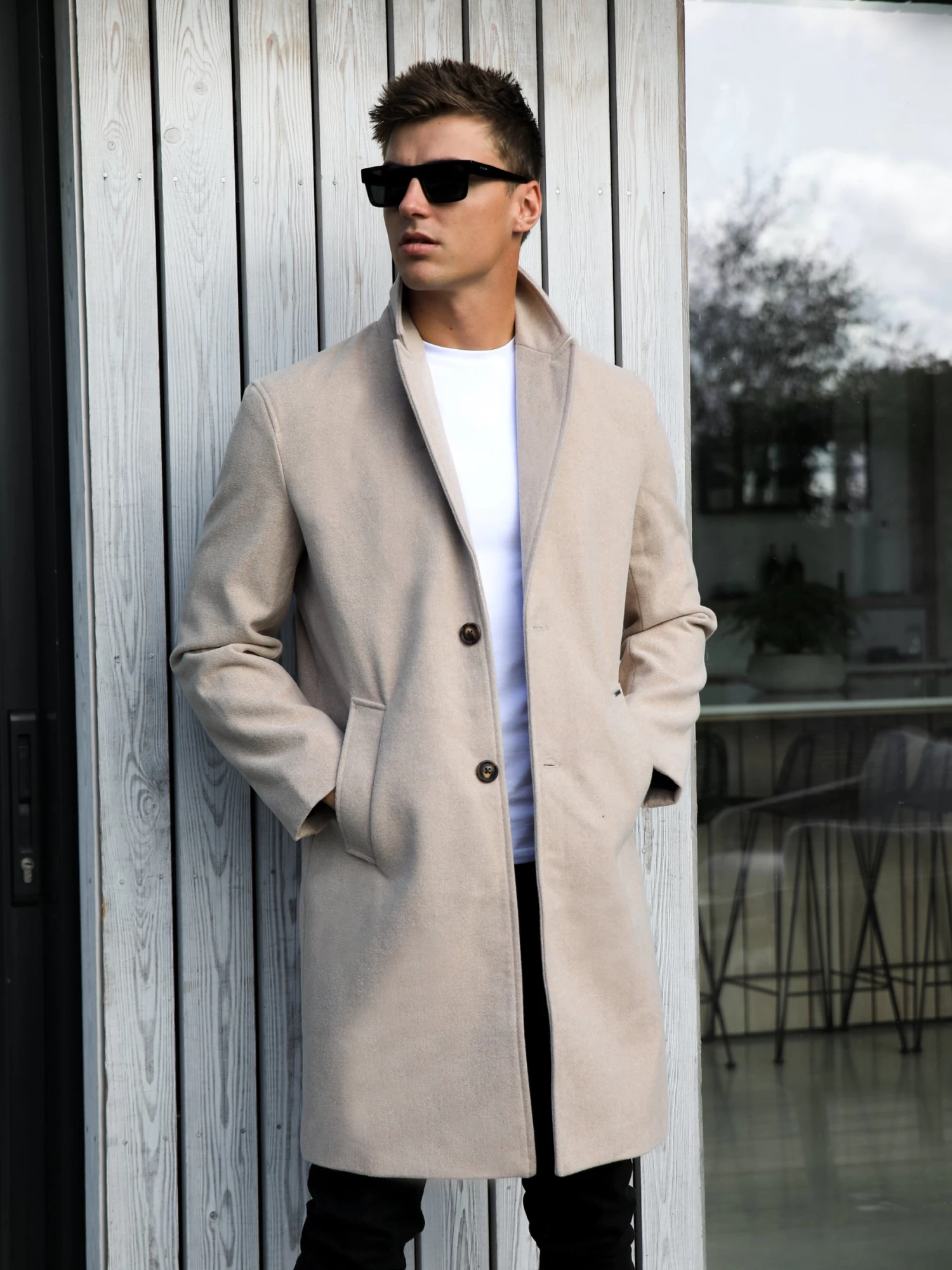 Knightsbridge Tailored Coat - Tan 6 Knightsbridge Tailored Coat - Tan - Image 4