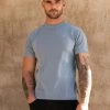 Layton Textured T-Shirt - Blue 1 Layton Textured T-Shirt - Blue -Trend Wear Sales 2537blueLEADD1