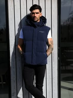 Ultimate Multiway Puffer Coat - Navy -Trend Wear Sales 2540MNavy04D