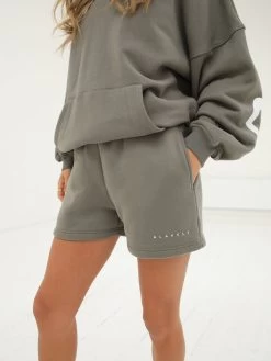 Isabel Jogger Shorts - Safari Green 14 Isabel Jogger Shorts - Safari Green -Trend Wear Sales 2542GREENGREYD 1