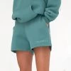Isabel Jogger Shorts - Dusty Teal -Trend Wear Sales 2542Green 03LEADSD