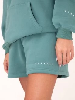 Isabel Jogger Shorts - Dusty Teal -Trend Wear Sales 2542Green 07D