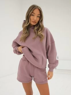 Isabel Jogger Shorts - Dusty Pink 13 Isabel Jogger Shorts - Dusty Pink -Trend Wear Sales 2542PINKD 2