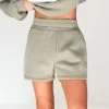 Serena Jogger Shorts - Olive 2 Serena Jogger Shorts - Olive -Trend Wear Sales 2542POLIVEgreenLEADD