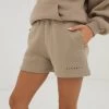 Isabel Jogger Shorts - Tan -Trend Wear Sales 2542TANLEAD