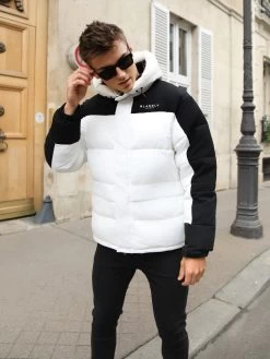 Tampa Puffer Coat - White -Trend Wear Sales 2554Ivory 05D