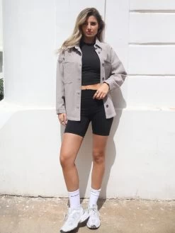 Francesca Shacket - Light Brown -Trend Wear Sales 2587LightBrown 01D