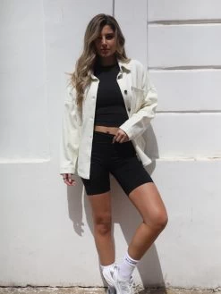 Francesca Shacket - Off White 10 Francesca Shacket - Off White -Trend Wear Sales 2587OffWhite 01D