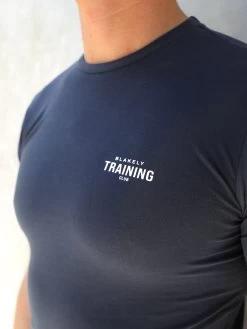 Training Stretch T-Shirt - Navy -Trend Wear Sales 2632TNavy 03D