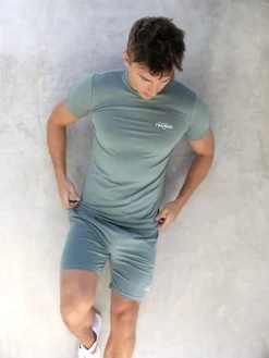 Training Stretch T-Shirt - Sage Green -Trend Wear Sales 2632TSage 02D