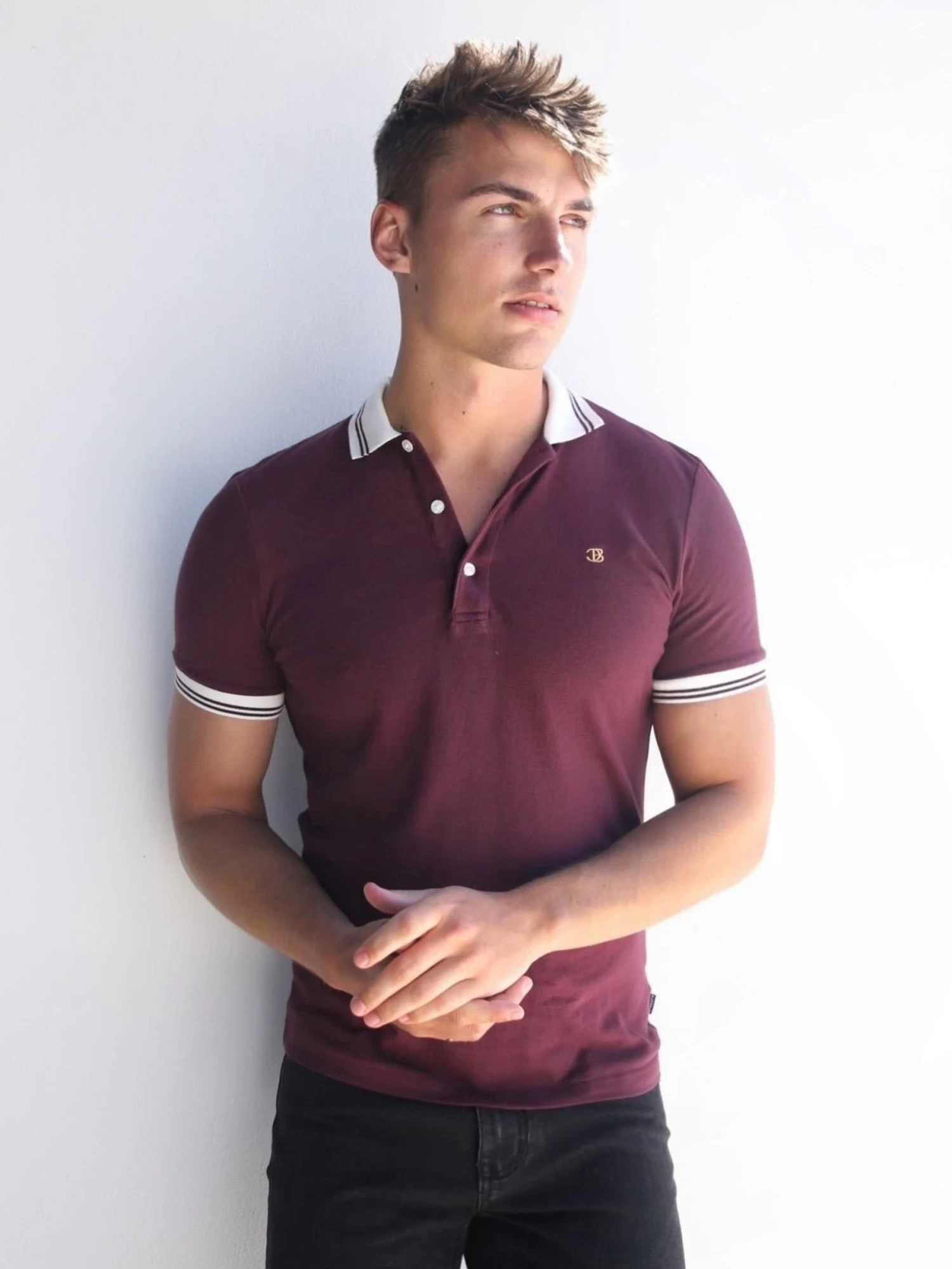 Dalston Polo - Burgundy 3 Dalston Polo - Burgundy