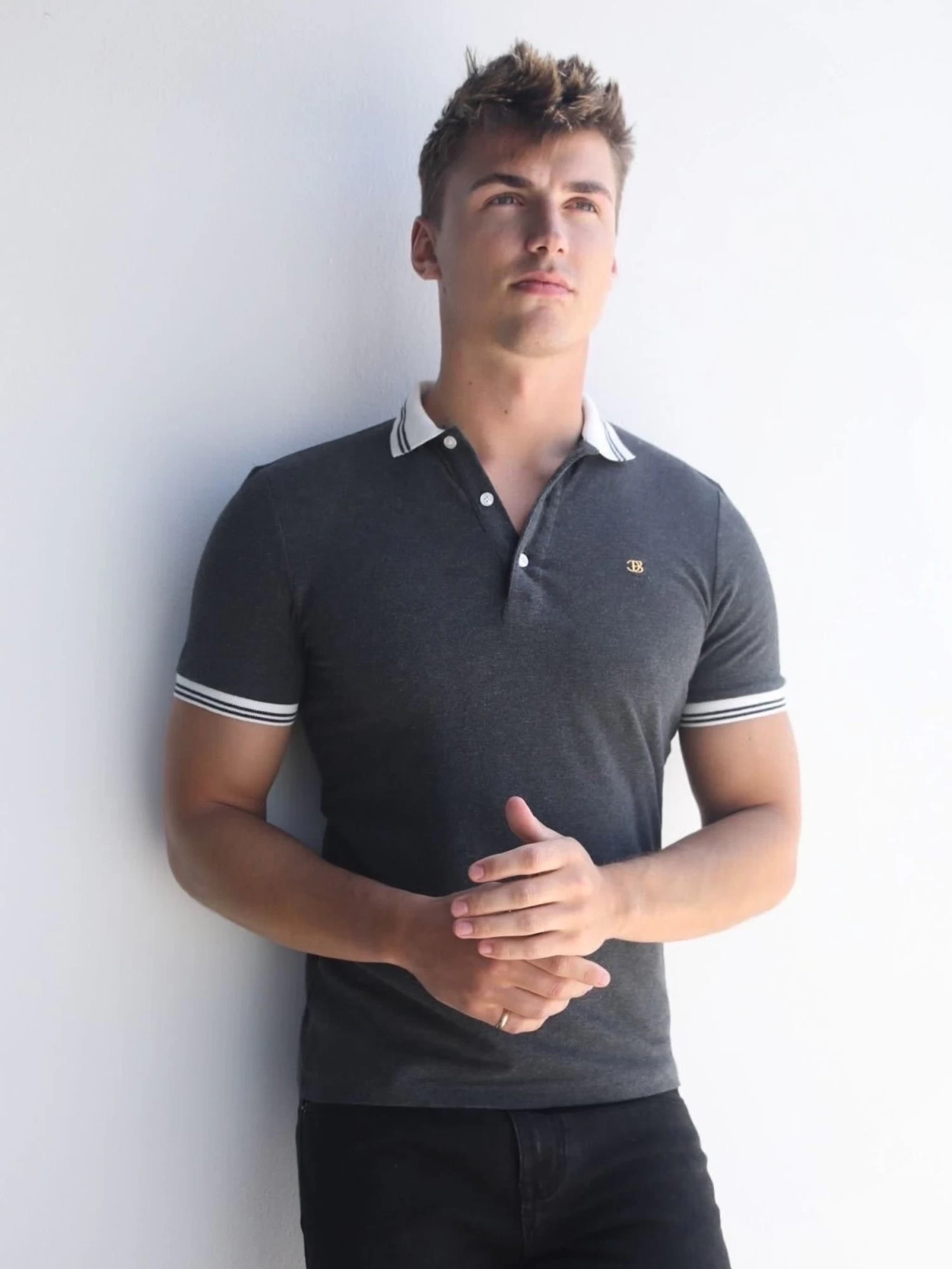 Dalston Polo - Charcoal 3 Dalston Polo - Charcoal