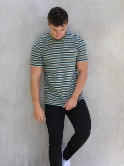 Alban Relaxed T-Shirt - Green -Trend Wear Sales 2635Green 02D