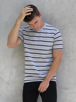 Alban Relaxed T-Shirt - Grey -Trend Wear Sales 2635Grey 03D