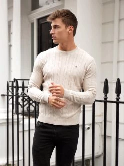 Burley Knitted Jumper - Off White 10 Burley Knitted Jumper - Off White -Trend Wear Sales 2638OffWhite 04D