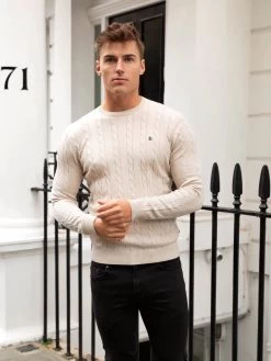 Burley Knitted Jumper - Off White 11 Burley Knitted Jumper - Off White -Trend Wear Sales 2638OffWhite 05D