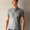 Burton Marl Polo Shirt - Grey