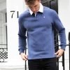 Hudson Polo Sweatshirt - Navy -Trend Wear Sales 2642 navy newlead