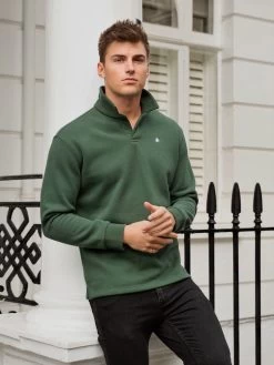 Otley Collared Jumper - Green 13 Otley Collared Jumper - Green -Trend Wear Sales 2643Green 02D