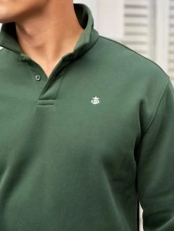 Otley Collared Jumper - Green 11 Otley Collared Jumper - Green -Trend Wear Sales 2643Green 03D