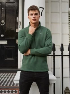 Otley Collared Jumper - Green 12 Otley Collared Jumper - Green -Trend Wear Sales 2643Green 04D