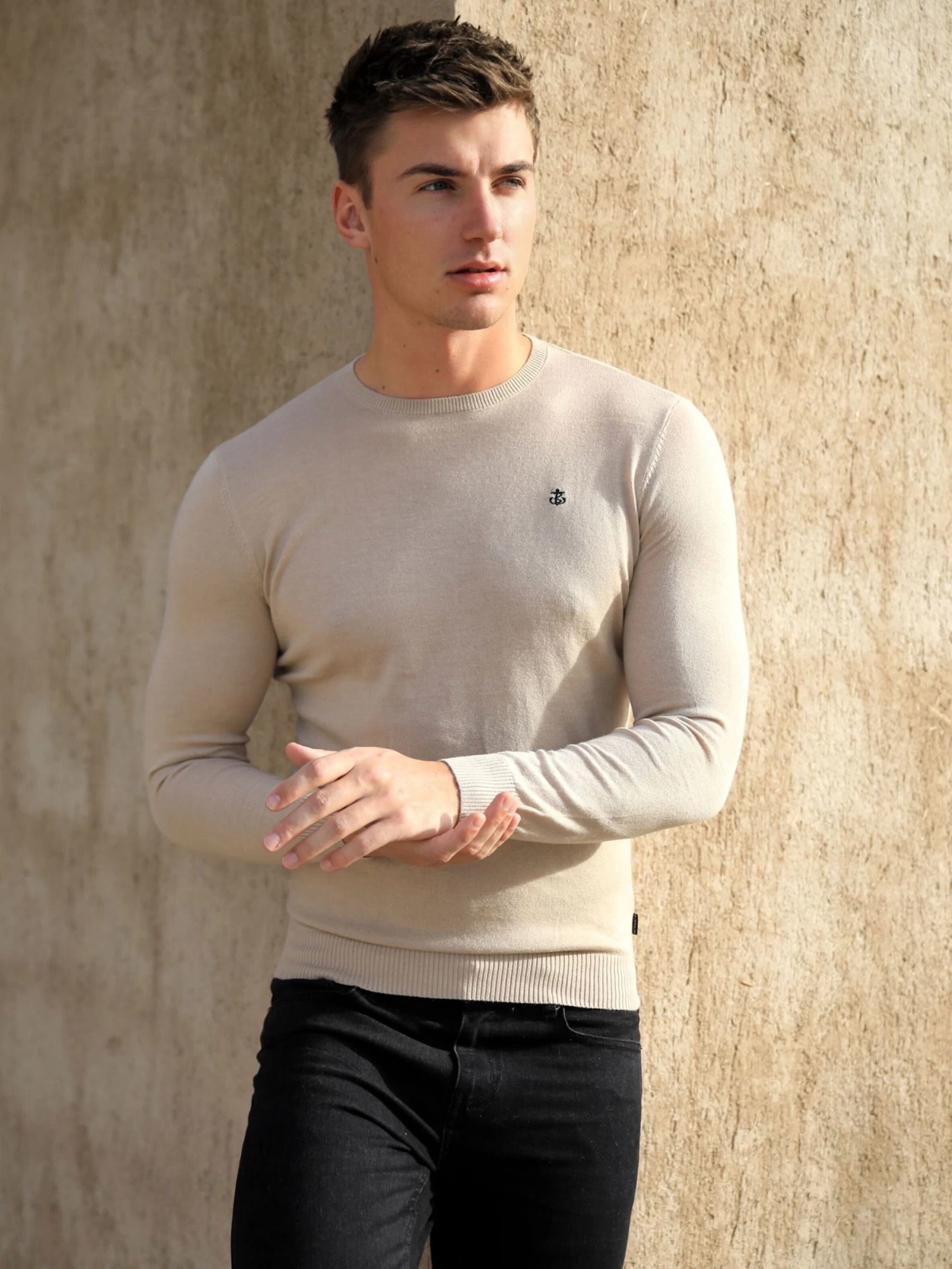 Sudbury Knitted Jumper - Tan 3 Sudbury Knitted Jumper - Tan