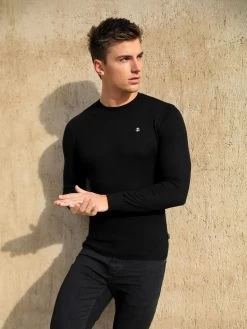 Sudbury Knitted Jumper - Black -Trend Wear Sales 2645Black 04D