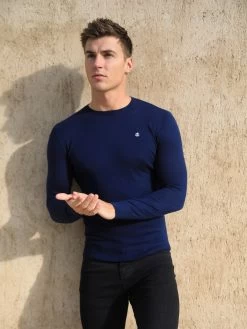 Sudbury Knitted Jumper - Navy 12 Sudbury Knitted Jumper - Navy -Trend Wear Sales 2645Navy New 03D