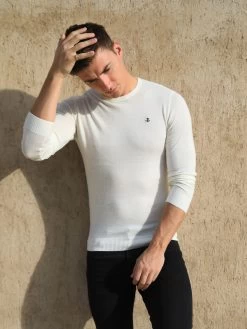 Sudbury Knitted Jumper - Off White 10 Sudbury Knitted Jumper - Off White -Trend Wear Sales 2645OffWhite 01D