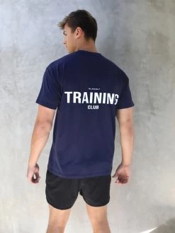Relaxed Training T-Shirt - Navy -Trend Wear Sales 2686TNavy 03D