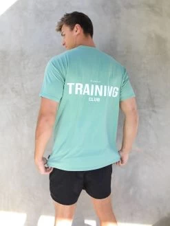 Relaxed Training T-Shirt - Sage Green -Trend Wear Sales 2686TSage 01D