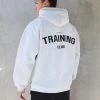 Training Club Relaxed Hoodie - Marl White -Trend Wear Sales 2693TMarlWhite 06LEADD