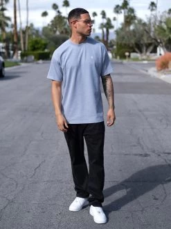 Circa Oversized T-Shirt - Light Blue 11 Circa Oversized T-Shirt - Light Blue -Trend Wear Sales 2718LightBlue 01D