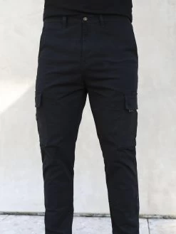 Cargo Trousers - Black -Trend Wear Sales 2719Black 01D