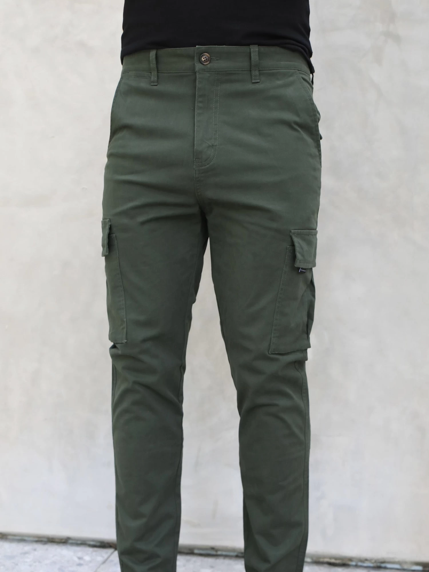 Cargo Trousers - Khaki Green 7 Cargo Trousers - Khaki Green - Image 5
