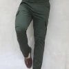 Cargo Trousers - Khaki Green